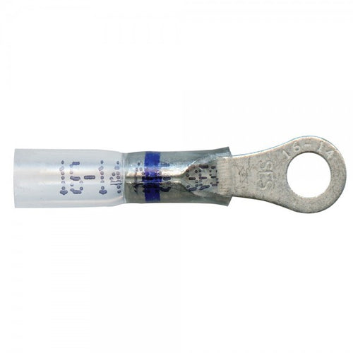 Grote Crystal Clear Heat Shrink Ring, 16-14 Ga, #10, Pk 15