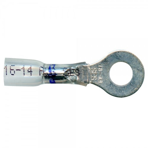 Grote Crystal Clear Heat Shrink Ring, 16-14 Ga, 1/4", Pk 15