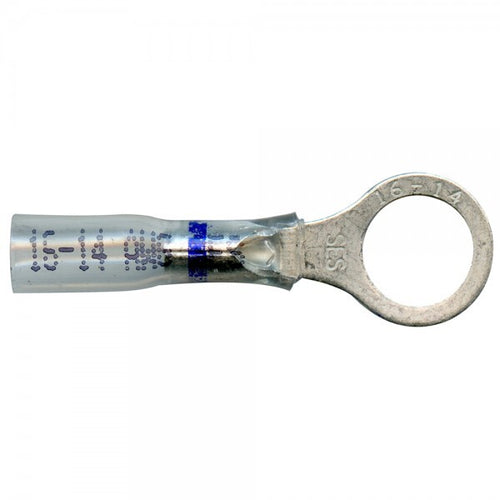 Grote Crystal Clear Heat Shrink Ring, 16-14 Ga, 3/8", Pk 15