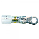 Grote Heat Shrinkable Ring Terminals - Crystal Clear Heat Shrink Ring, 12-10 Ga, #10, Pk 15