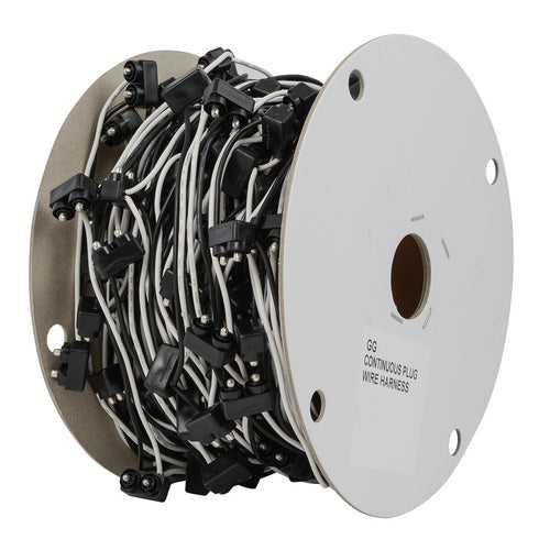 Continuous 2 Prong Pigtail, Light Plug12" Plug ( Each )