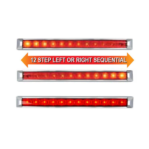 Grand General Smart Dynamic Series Smart Dynamic Sequential LED Light Bar Red/Red