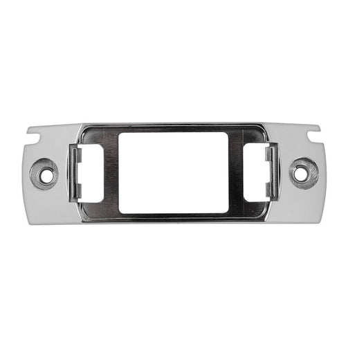 White Adapter Mount Rail Style Bracket for Small Rectangular Light