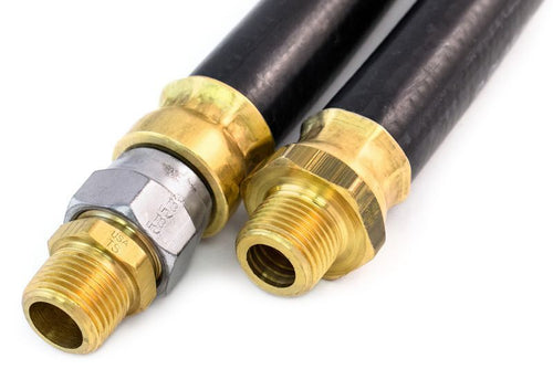 Tramec Sloan 1/2" Adapter Style Hose Assembly, 3/8" Fixed 3/8" Swivel 54"