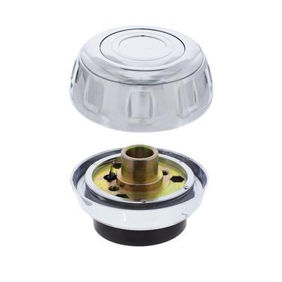 Chrome Steering Wheel Hub & Horn Button Kit For Peterbilt (1998AND UP), & Kenworth (2001-2015) (W900 15+) Ford L series (1989-2007)