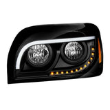 Headlight Fits Freightliner Century 1996-2010 Black Driver Side