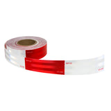 Premium Hi Viz DOT-C2 Conspicuity Tape in Red & White 150' Roll (Sold Per Foot)