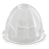 Watermelon Replacement Glass Lens Size: 3-3/8" Dia x 2-3/8" H Lens Color: Clear