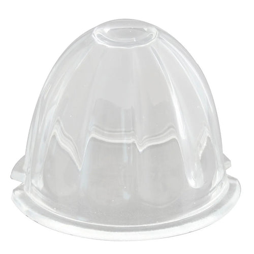 Watermelon Replacement Glass Lens Size: 3-3/8" Dia x 2-3/8" H Lens Color: Clear