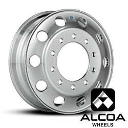 Aluminum Wheel Alcoa 22.5 X 9.00 All Position. Bright Finish On Both Sides TIRE 295/315