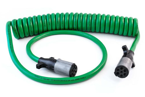 Sonogrip ABS Cable - 15ft, Coiled, 12" & 48" Leads, Straight Zinc Plugs