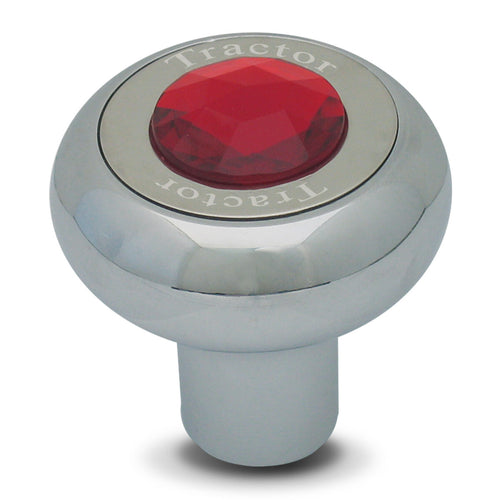 Tractor Screw-In Air Valve Control Knob with Crystal Size: 9/16" I.D. x 2" O.D. = 2" H, stem: 7/8" O.D.