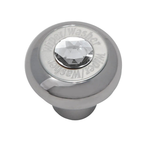 Grand General Chrome Plated Dashboard Control Knob with Crystal Wiper/Washer Script