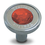 Grand General Red Trailer Pin Hole Style Air Control Knob with Crystal on Top