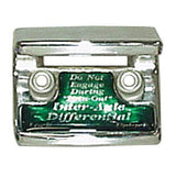 Chrome Plastic Switch Guard W/Green Axle Differential fits Freightliner