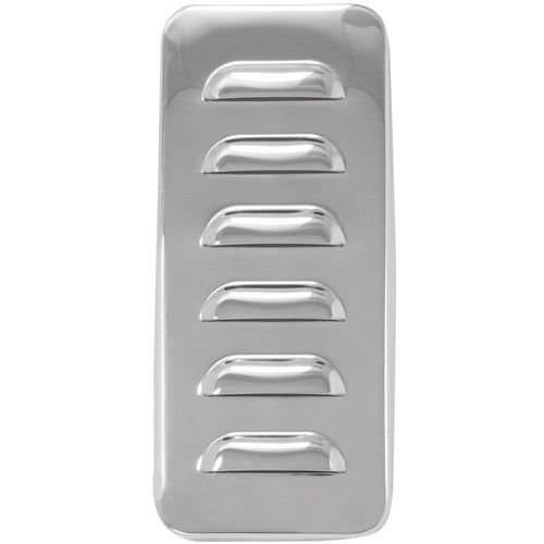 Exterior Vent Door Cover Louver Style fits Peterbilt 359, 377 & 379, late 1990 & later
For door size 9" (L) x 3-3/4" (W)
