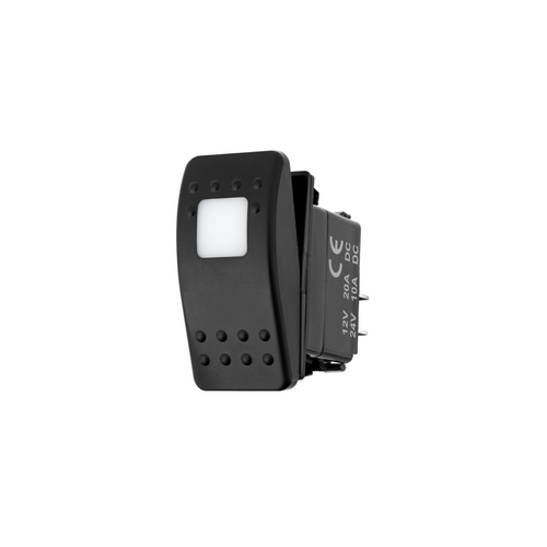 Red LED DPST Off/On Rocker Switch (Carling Style) 1 Pc
