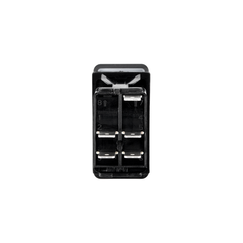Red LED DPST Off/On Rocker Switch (Carling Style) 1 Pc