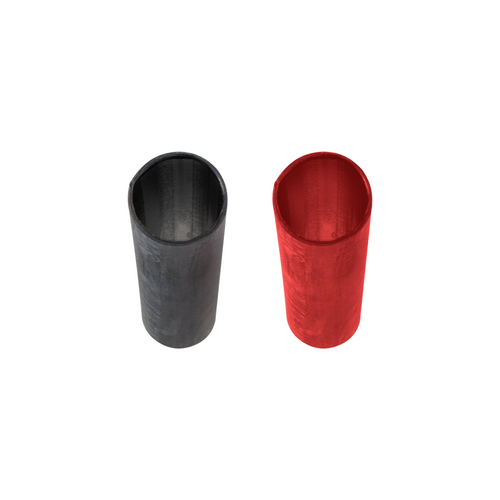 3/4" Red/Black 3:1 Heavy-Wall Adhesive Lined Heat Shrink Tubing (2) 4"Pc