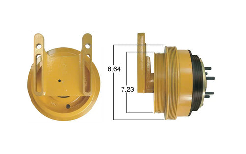Kit Masters Fan Clutch Fits Kenworth T600, T800 Caterpillar C15, C16 ACERT