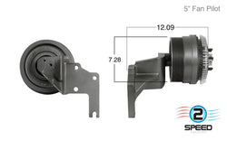 Kit Masters 2-Speed Cummins ISX 15 Fan Clutch Fits Kenworth W900B, W900L, Peterbilt 388, 367,