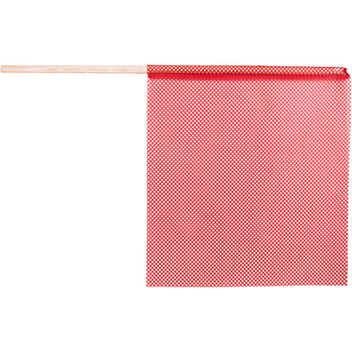 Grand General Red Mesh Safety Flag 18" X 18"