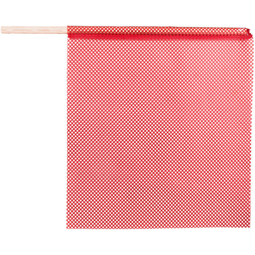 Grand General Red mesh Safety Flag 24" X 24"