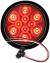 Red stop/turn/tail light kit with  grommet and  pigtail, PL-3 connection, 12V