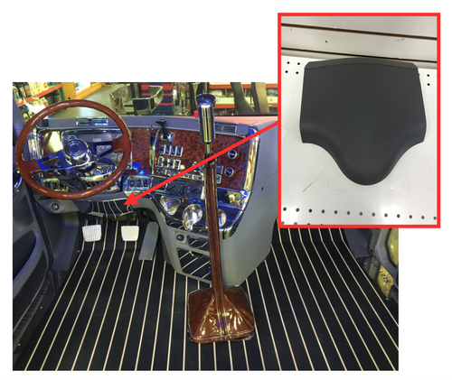 Chrome Plastic Steering Column Cover Freightliner Century/ Columbia & Coronado 2005+