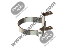 5" Stack Slide Mount Bracket 3" Wide Chrome Fits Kenworth & Peterbilt Left Side