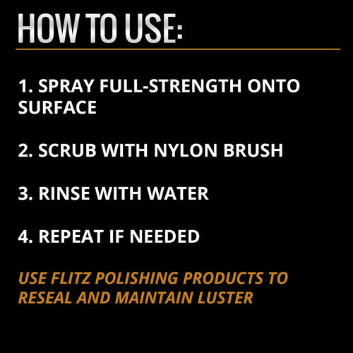 Flitz Metal Pre-Clean (473ml) 16oz Bottle