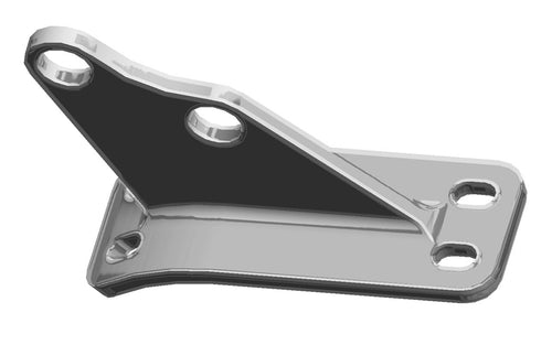 Lincoln Chrome Cab Bracket Angled Fits Peterbilt