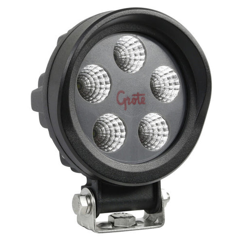 Grote BriteZone® LED Work Lights 1600 Raw Lumens, Round Voltage: 9-32V