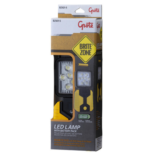 Grote BriteZone® LED Work Light 2160 Raw Lumens, Magnetic