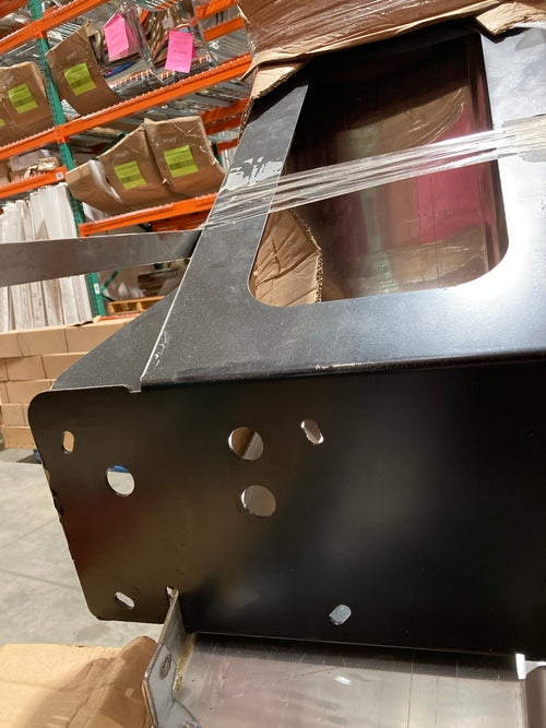 14" Chrome Clad Bumper fits Freightliner Cascadia CA-126 2018 and Newer, without Fog Light Holes
