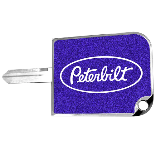 Rectangular Big Key Cover PB Oval Logo Blue