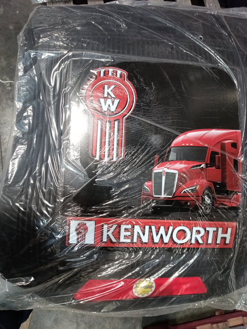 Mud Flap 24” X 30” Fits Kenworth, Letter Logo, Line Reflective in Pairs