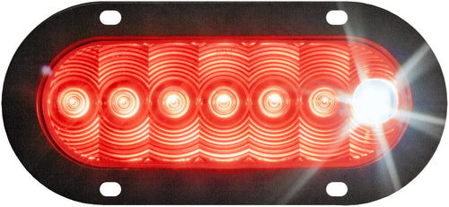 Peterson Lumen X ® Oval AMP Stop Turn Tail & Back-Up Led Light Flange kit