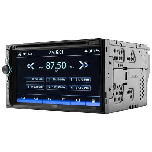 DS18 6.9" Touchscreen Double-DIN Headunit with DVD, Bluetooth, USB and Mirror Link