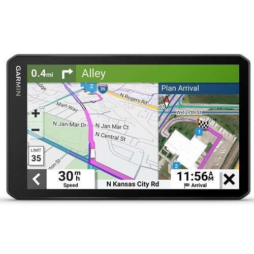 Garmin 7 inch GPS Custom Truck Routing and Truck And Trailer Services Directory