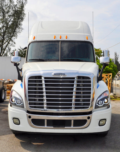 Chrome Headlight w/ LED Light Bar fits Freightliner Cascadia