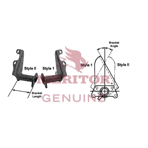 Brake Chamber Brackets Bracket Length: 10.20 in.