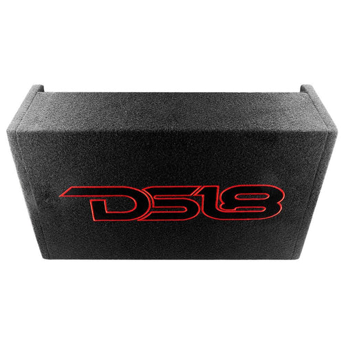 DS18 10" Loaded Amplified Shallow Down Fire Subwoofer Enclosure 250 Watts Rms