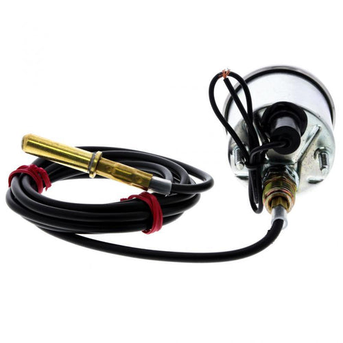 Water Temperature Gauge Mechanical 144in Tube Chrome Bezel