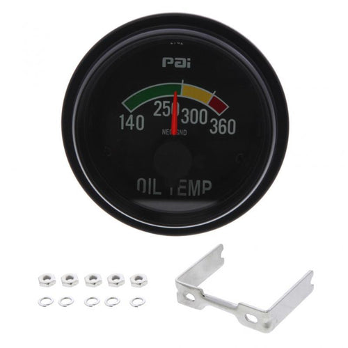Oil Temperature Gauge Electrical Negative Ground 140-360 Degrees Range