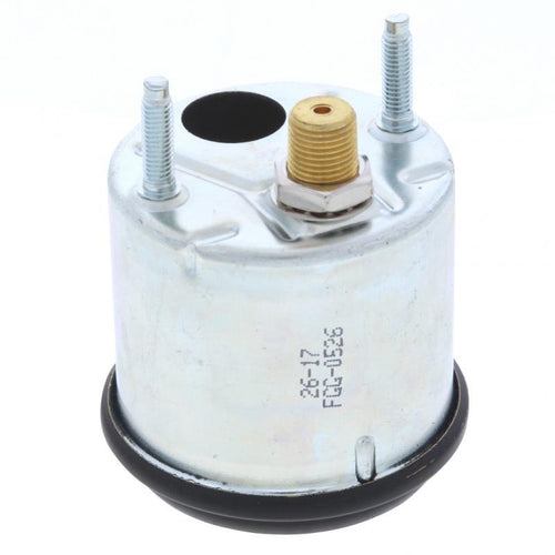 Oil Pressure Gauge Metric Mechanical Chrome Bezel w/ International Symbols