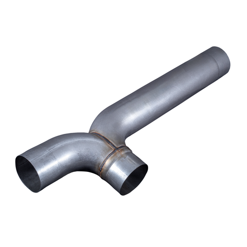 Premium 5” Chrome Y Pipe, Od/Od/Od  fits Freightliner