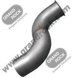 Premium Turbo Exhaust Pipe No Pyro Aluminized fits Freightliner FLD