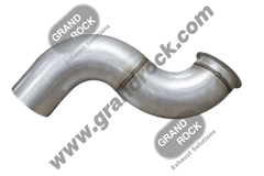 Premium 5" Turbo Exhaust NO Pyro Aluminized Fits Freightliner FLD & CLassic