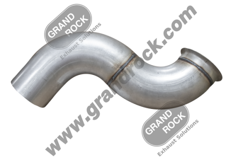 Premium 5" Turbo Exhaust NO Pyro Aluminized Fits Freightliner FLD & CLassic
